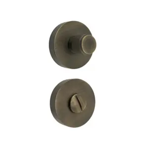 Onyx Brass Turn and Release Knob