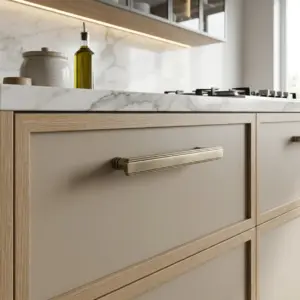 Ascend Brass Cabinet Handle