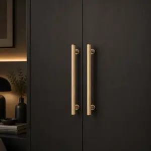 Hexara Brass Cabinet Handle