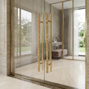 Impression Brass Pull Handle