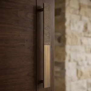 Ripple Brass Pull Handle