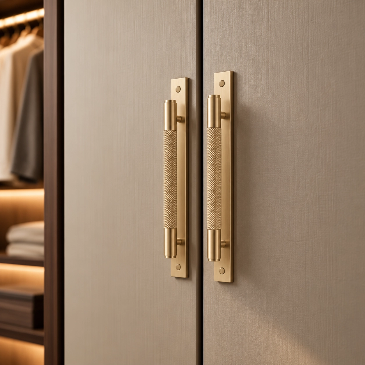 Matrix Cabinet Handle on Plate